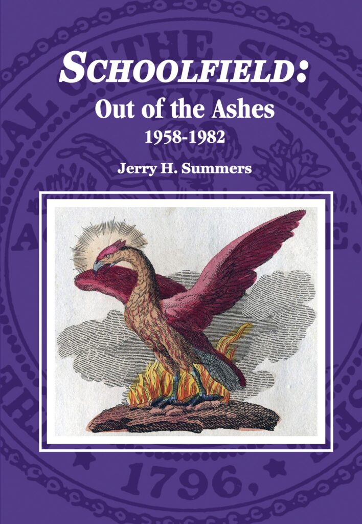 Schoolfield Out of the Ashes Book Cover